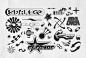 超酷未来赛博朋克机能机甲Y2K酸性风格LOGO模板图案徽标设计素材-淘宝网