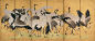 （石田幽汀；1721-1786年）

江户时代

一对六面板屏风；烫金纸上的墨水，颜色和金色

每个屏幕156.5 x 355厘米（61 5/8英寸x 11英尺7 3/4英寸）

玛丽和杰克逊·伯克基金会（Mary and Jackson Burke Foundation）在2015年捐赠给明尼阿波利斯艺术学院