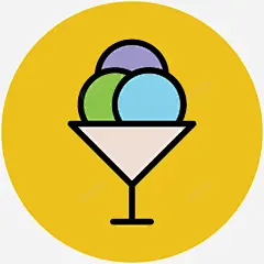餐桌图标酒店图标 页面网页 平面电商 创意素材