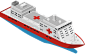Hospital ship front