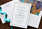 Letterpress Wedding Invitation - SAMPLE - Traditional with Whimsical Sophistication@北坤人素材