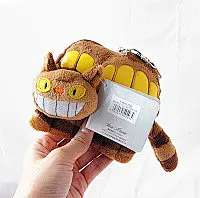 出口日本原单宫崎骏TOTORO龙猫 巴士猫卡包 零钱包 带伸缩拉绳-淘宝网