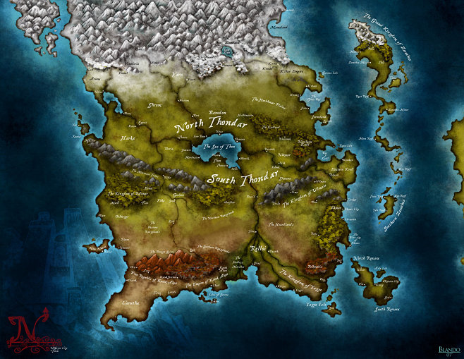 11:34:10map for dnd campaign by ~stormcrow135 on deviantart地图
