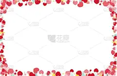 粉色心带着白色背景的随机坠落。情人节的模式。浪漫散漫的心形设计元素。爱。甜蜜的时刻。贺卡、横幅、海报