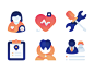 Medical Gradient Icons