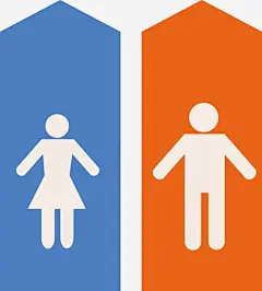 男女人物卡通图标免抠素材 页面网页 平面电商 创意素材 png素材