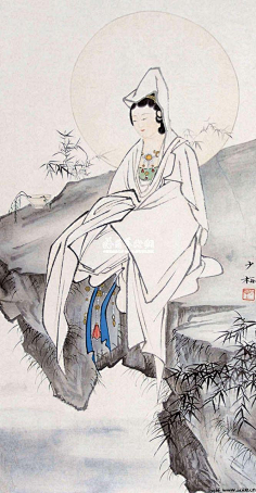 佛教仙女壁画人物插画