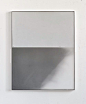 Derek Root, Lopsided Moon Oil, Wax on Canvas and Wood 2012 20 x 24 inches: 