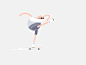 Kick push dribbble 