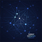 Geometric modern technology background Free Vector