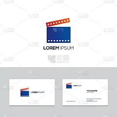 电影和电影会徽设计元素可以用于商业图标，