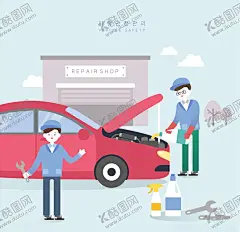 汽车维修 【酷图网】汽车维修,汽车维修工,汽修工人,保养维修,汽车美容,汽车插画,矢量汽车,卡通汽车,手绘汽车,红色汽车,汽车侧面,汽车知识,汽车指示,汽车元素,汽车素材,汽车零件