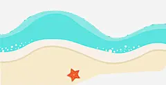 手绘海洋免抠素材_新图网 https://ixintu.com 室外 海洋 皮划艇 蓝
