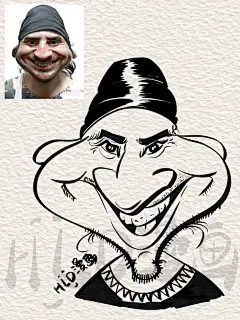 手绘真人表情包秒变夸张爆笑漫画头像集锦