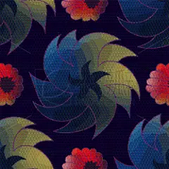 自然美,四方连续纹样,华丽的,纺织品,浪漫,壁纸,植物群,花,问候,复古