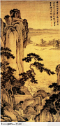山水国画-唐寅《杏花茅屋图》