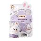 Cocotina Cute Little Rabbit Lip Balm For Children,Anti-dry Anti-crack Moisturizing Lip Gloss,Natural Ingredients Lipsticks Lip Care Products,Fruit Flavored Lip Stick for Kids K1w2, Size:3.2g, Purple