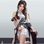 disshen008_low-cut_navel_shirt_miniskirt_white_and_flawless_lon_8