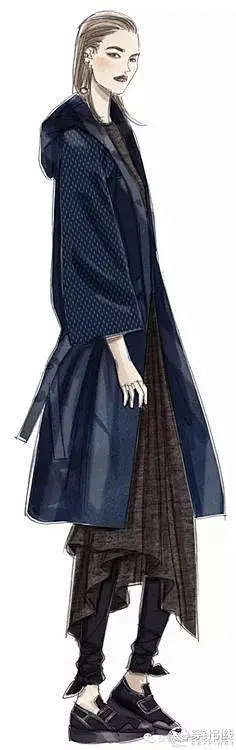 人物搭配 时尚手绘插画 4             时装 礼服 #插画# #手绘# #礼服#  #时尚#