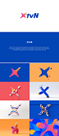 XtvN channel Idents : XtvN, the new channel from tvN targets young people that enjoy random entertainments. The colorful and flexible logo X reflects the characteristics of the channel, and the variations of X represents unexpected fun that are flexible a