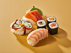 寿司新鲜美味日式美食日本料理饭团