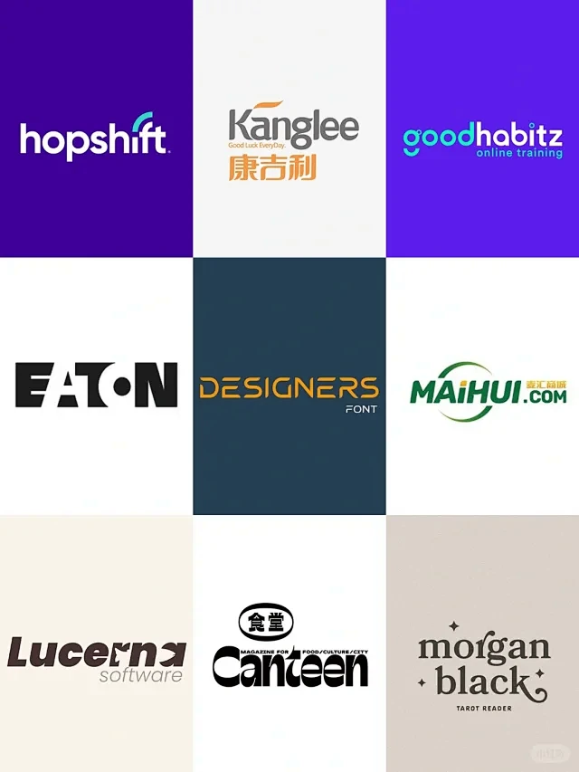 【logo欣赏】一组中英文logo