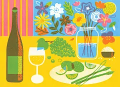 【韩国插画师 Boyoun Kim的创意Cooking插画设计作品欣赏】—— Wall Street Journal - BOYOUN KIM