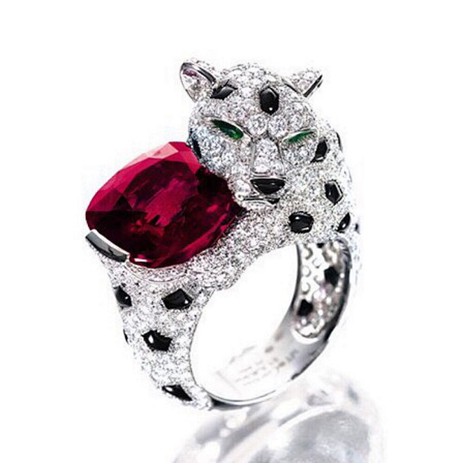 Cartier Panther 戒指 采...