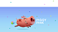 超可爱猪猪表情UI设计