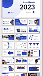 Annual Report Presentation Template Design