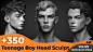 +350 Teenage Boy Head Sculpt Reference(4k)