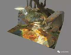 优秀！场景的朋友收藏好了！各种材质、地表、光影的画法-7.GAME : 超级棒的素材！！
