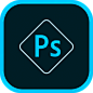 Adobe Photoshop Express #Adobe# #App# #icon# #图标# #Logo# #扁平# 采集@GrayKam