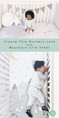 Baby Crib Sheet that will instantly make your nursery whimsical and picture-worthy! If you want to snap a picture of your baby sleeping, this crib sheet will do the job. Organic cotton crib sheet that will look cute in any nursery room. For gender neutral