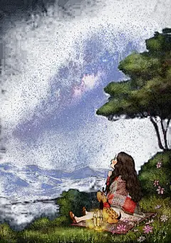 童话风格插画免抠素材 页面网页 平面电商 创意素材 png素材