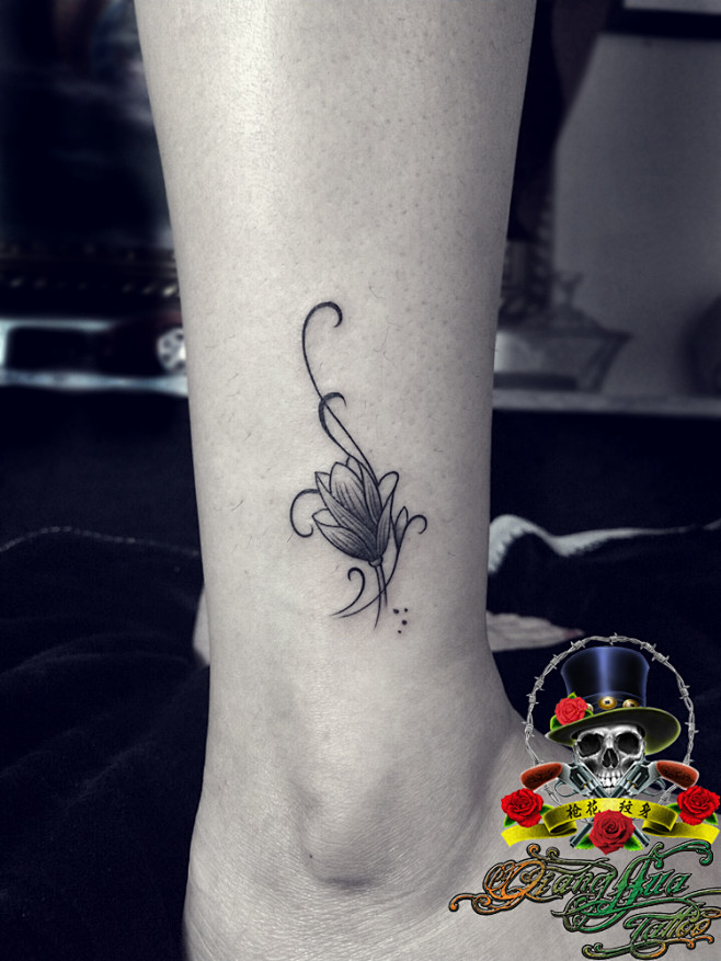 脚脖纹身抚顺纹身