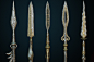 Medieval spear, Dmitrii Plotnikov : High-poly model of the medieval spear for Life is Feudal.