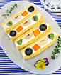 Vanilla Chiffon Fruit Sandwich