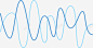 蓝色波浪线条声波矢量图 免费下载 页面网页 平面电商 创意素材