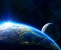 阳光下的海~~采集到星空