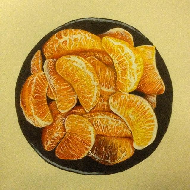 Orange drawing by WB...