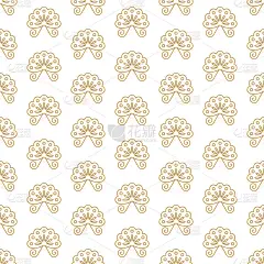 传统汉字矢量无缝图案为新年贺卡。