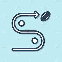 蓝色,概念,策略,做计划,分离着色,计算机图标,线条,轮廓,直的,阴谋