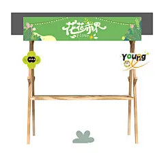 春季春日花朵鲜艳元素宣传物料门头展架AI矢量设计素材(54) .ai,psd素材下载