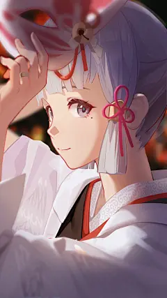 神里陵华 面具 头像 光