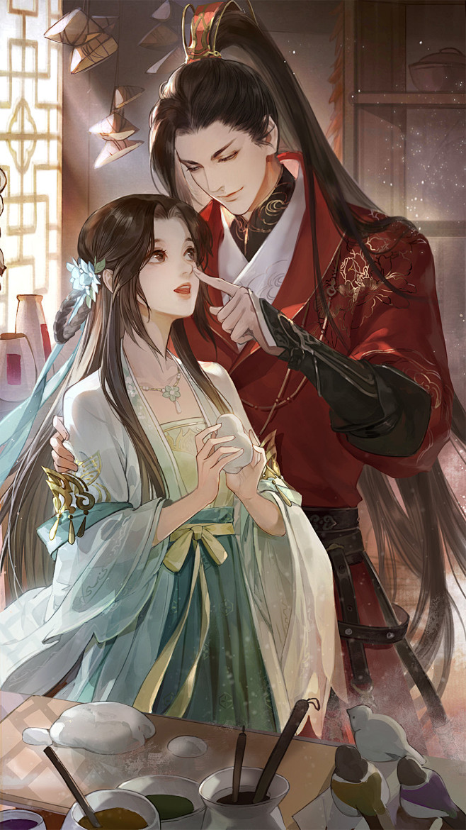 古风插画师的照片 - 微相册