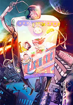 《洋葱头的海外淘学故事!》第四集 一段美文 一幅插画 插画作品
