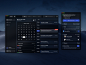 Calendar Concept Application 2 (Mac Version) calendar design calendar ui macos mac dark mode dark calendar layout platform ui application app behance sketch concept design