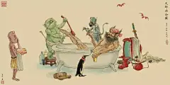 国画老司机油门一踩，笔下生风春宫尽现 | 文艺 : 人不是在寻找自己，而是创作自己。
