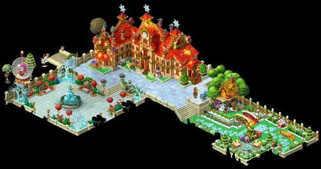 梦幻花园全景图拿去不谢看图梦幻花园吧百度贴吧